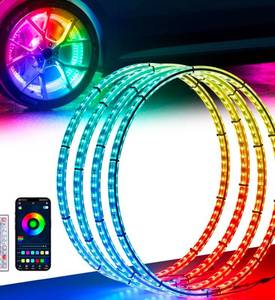 lot 207 image: Double Row 4 Wheel Lights 15.5 $129.99 Retail - Brand New