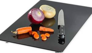lot 211 image: Multipurpose Tempered Glass Stove Cover and Cutting Board 22 x 12 $39.99 Retail - Brand New