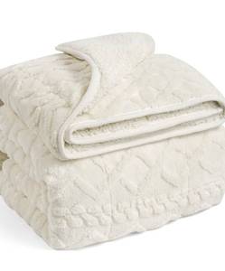 lot 213 image: Dual Sided Soft and Fuzzy Weighted Blanket 60 x 80 $89.99 Retail - Brand New