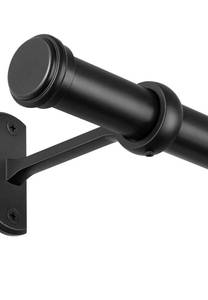 lot 220 image: Blackout 1 Curtain Rods Black 28 to 48 - Brand New