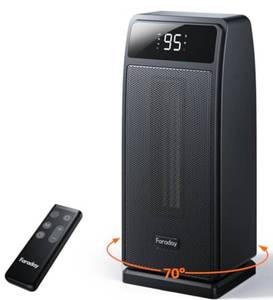 lot 242 image: Faraday 1500W Portable Electric Heater $49.99 Retail - Brand New