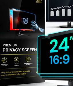 lot 245 image: Computer Privacy Screen 24 169 $44.99 Retail - Brand New
