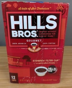 lot 282 image: Hills Bro 12 Pack of Coffee - Brand New