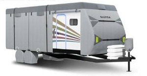 Travel Trailer RV Cover 22ft to 24ft Light Grey $239.99 Retail - Brand New