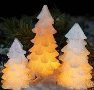 lot 300 image: LED Christmas Tree Candles 3 Pack - Brand New