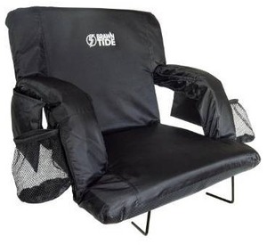 lot 308 image: Brawn Tide Stadium Chair with Back Support  Comfy Cushion $79.99 Retail - Brand New
