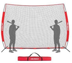 lot 312 image: Sports Barrier Net 12ft x 9ft Red and Black $89.99 Retail - Brand New