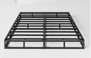 lot 319 image: King Size Metal Bed Frame $109.99 Retail - Brand New