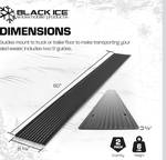 Black Ice Snowmobile Ski Guides 2 Pack 5ft $49.99 Retail - Brand New