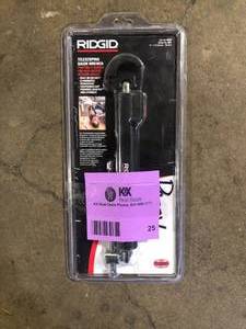 lot 25 image: RIDGID 12 in. to 1-14 in. Adjustable 10 in. to 17 in. Telescoping LED Lit Basin Pipe Wrench for Faucet Install and Repair   Customer Returns See Pictures