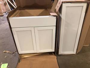 lot 42 image: Lot of assorted cabinets customer return see pictures