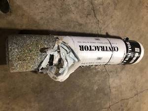 lot 61 image: FUTURE FOAM Contractor 38 in. Thick 5 lb. Density Carpet Cushion customer return see pictures