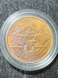 lot 18 image: 1937 US ARKANSAS COMMEM HALF DOLLAR IN AIRTITE
