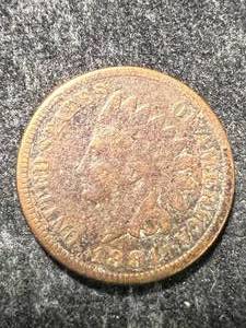 lot 27 image: 1884 US INDIAN HEAD CENT