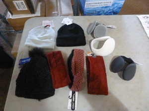 lot 36 image: NEW Womens Winter Hats and Ear Warmers