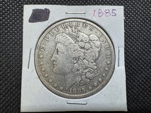 lot 9 image: 1885 Morgan Silver Dollar