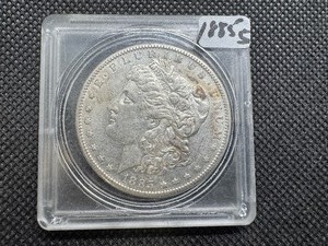 lot 11 image: 1885 S Morgan Silver Dollar