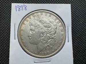 lot 14 image: 1888 Morgan Silver Dollar