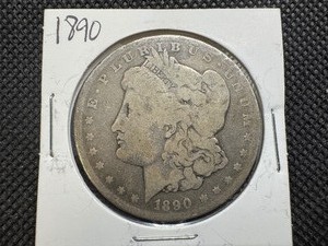 lot 16 image: 1890 Morgan Silver Dollar