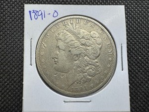 lot 18 image: 1891 O Morgan Silver Dollar