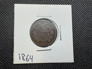 lot 35 image: 1864 Two Cent Piece