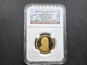 lot 47 image: 19th President Rutherford B Hayes 2011 S $1 NGC Early Releases PF69 Ultra Cameo