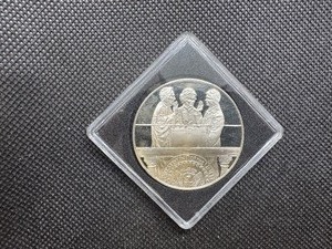 lot 57 image: 1977 Sterling Silver Jimmy Carter Inauguration Scarce Medallion .73 ASW