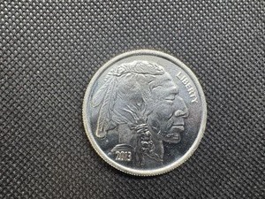 lot 65 image: 2013 BU 1 oz Silver Round Buffalo Design