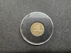 lot 77 image: 1857 Flying Eagle Cent