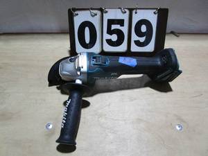 lot 59 image: Makita Cordless Angle Grinder - tool only