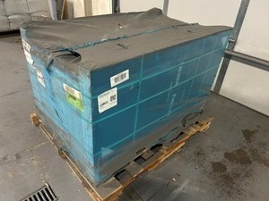 lot 5 image: MSI Pallet of 56- Pavia Gray 24 in. x 48 in. Polished Porcelain Quartzite Look Floor and Wall Tile (total of 448 sq. ft.) Retail Value of $1,693.44