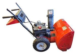 lot 1 image: Yard Machines  Snow Blower 8.0HP , 26 Clearing Width 4 cycle