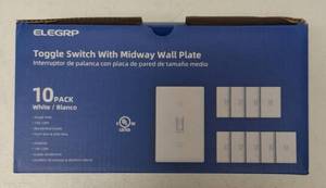 lot 40 image: ELEGRP  Toggle Switches - 10 Pack - New