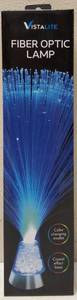lot 59 image: Vistalite  Fiber Optic Lamp - Color Changing Modes - Crystal Effect Base