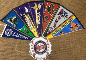 lot 112N image: LL- Collection of Sports Team Pennants