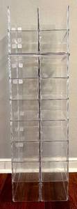 lot 234H image: K - The Container Store Set of 9 Acrylic Storage Bins