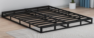 lot 424 image: UOMEUR Full Box Spring 5 Inch Box Spring for Full Bed, 3000lbs Heavy Duty Metal Mattress Foundation Support with Easy Clean Fabric Cover,Non-SlipEasy AssemblyNo Noise