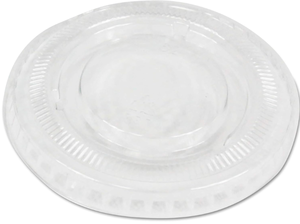 lot 425 image: Boardwalk BWKPRTLID2 - SoufflPortion Cup Lids 20 Packs