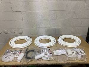 lot 403 image: LOT OF 3 Hose For Mini Spit Ait Conditioner 14 - 38 X5M 5M