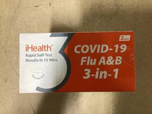 lot 404 image: LOT OF 9 COVID-19Flu A&B 3-in-1 Rapid Test Use By Date 10052025