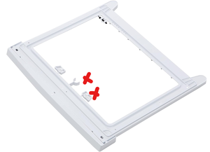 lot 359 image: Bosch WTZ11310 accessory for laundry care  connection kit  for space-saving stacking of washing machines and dryers (Damaged 2 Pieces Broken Off (See Photos)