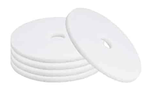 lot 433 image: Boardwalk Polishing Floor Pads, 20 Diameter, White, 5Carton
