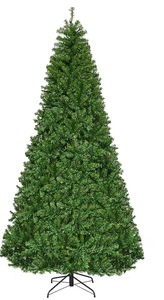 lot 6 image: Costway 9-ft Pre-lit Artificial Christmas Tree with Multicolor LED Lights