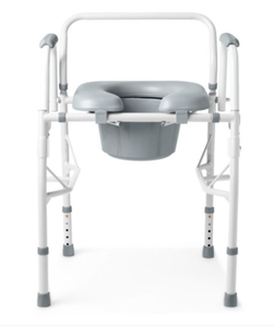 lot 24 image: Guardian Padded Steel Drop-Arm Commode 350lbs 1Ct