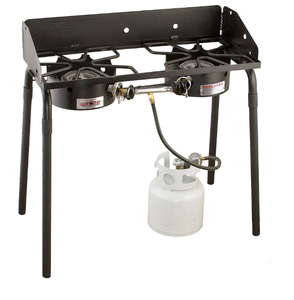lot 41 image: Camp Chef Explorer 2-Burner Propane Stove
