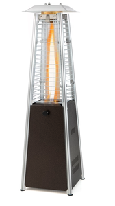 lot 49 image: Costway 35 Portable Tabletop Pyramid Patio Heater Steel Propane gas 10000 BTU