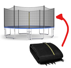 lot 215 image: Costway 10FT Trampoline Safety Net Replacement Protection Enclosure Net
