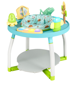 lot 224 image: Costway 5-in-1 Baby Activity Center Interactive Bounce Seat with Removable Toys