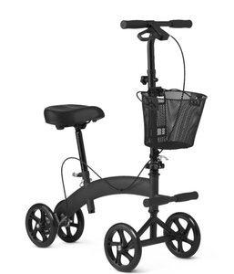 lot 301 image: Medline Manual Seated Scooter Knee Walker