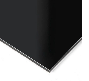 lot 346 image: Falken Design Aluminum Sheet - Durable, Lightweight Black Matte, 24 x 60 x 18 Thick ACM Panel for Signage, IndoorOutdoor Use, Wall Cladding & Architecture - Weather-Resistant ACM Board